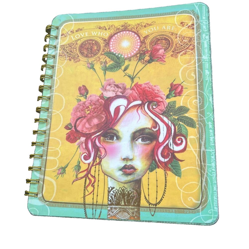 PAPAYA! "Love Who You Are" Rose Spiral Notebook (Item NB019)